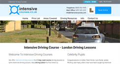 Desktop Screenshot of intensivecourses.co.uk