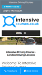 Mobile Screenshot of intensivecourses.co.uk